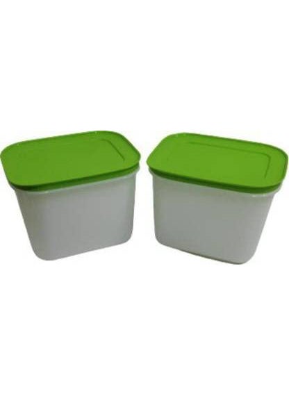 Tupperware Tupperware Plastic Utility Container 1100 ml Pack of 2 (Multicolor)  - Image 1