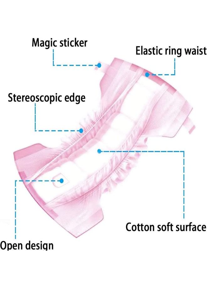 حفاضات ناعمة فائقة الامتصاص للحيوانات الأليفة للكلاب، 12 قطعة بتصميمات عشوائية، مقاس كبير - Image 5