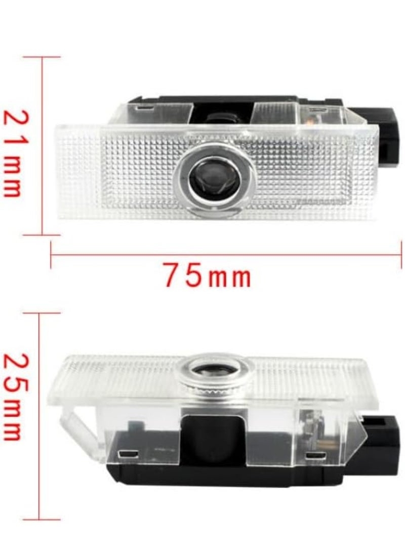 Vierex FIAT 500 500X 500L Door Logo Light Led Laser Projector Lights Ghost Shadow Lamp Auto fiat Accessories for Car - Image 3