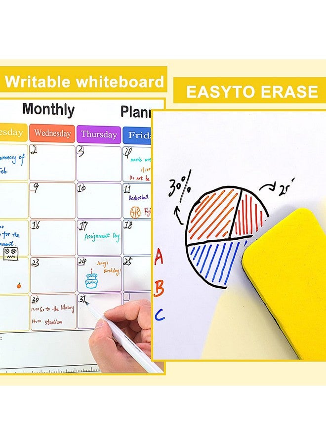 Sibba Black Dry Erase Markers Ultra Fine Tip, Pack Of 12, 0.7Mm, White Board Markers For School,Office,Home,Or Planning Dry Erase Board - Image 4