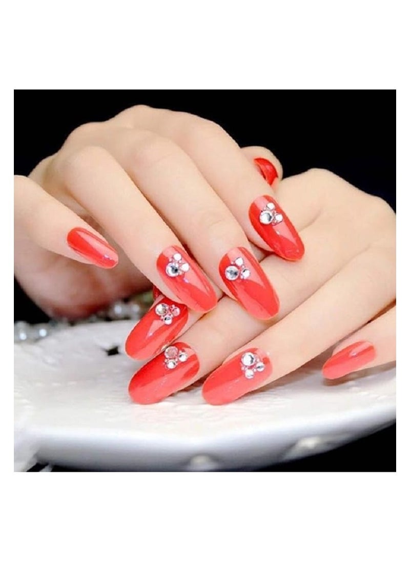 Generic - White acrylic nails in a pack of 100, full coverage in 10 sizes - Image 1