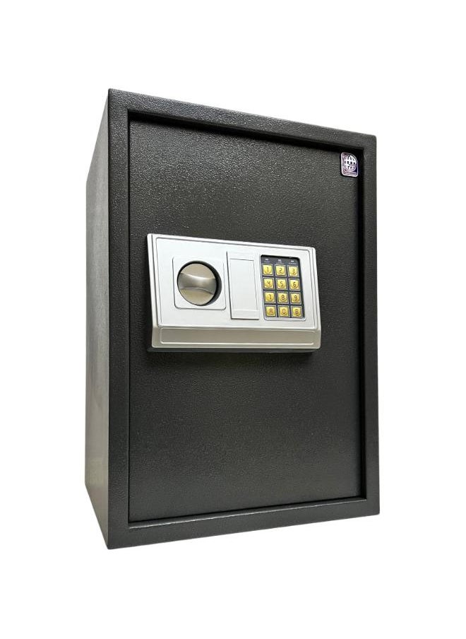 LOTFY GROUP Electronic Digital Safe - Dual Entry Lock Box with 2 Override Keys - Personal Home Safe for Medicine, Jewelry, Handguns, and More by LOTFY GROUP (Gray) ( H50 * W35 * D31 CM )  - Image 2