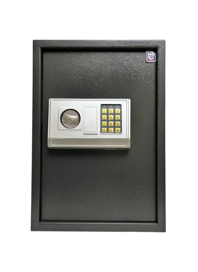 LOTFY GROUP Electronic Digital Safe - Dual Entry Lock Box with 2 Override Keys - Personal Home Safe for Medicine, Jewelry, Handguns, and More by LOTFY GROUP (Gray) ( H50 * W35 * D31 CM )  - Image 4