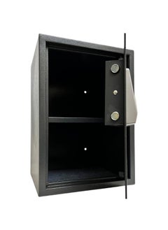 LOTFY GROUP Electronic Digital Safe - Dual Entry Lock Box with 2 Override Keys - Personal Home Safe for Medicine, Jewelry, Handguns, and More by LOTFY GROUP (Gray) ( H50 * W35 * D31 CM )  - Image 3