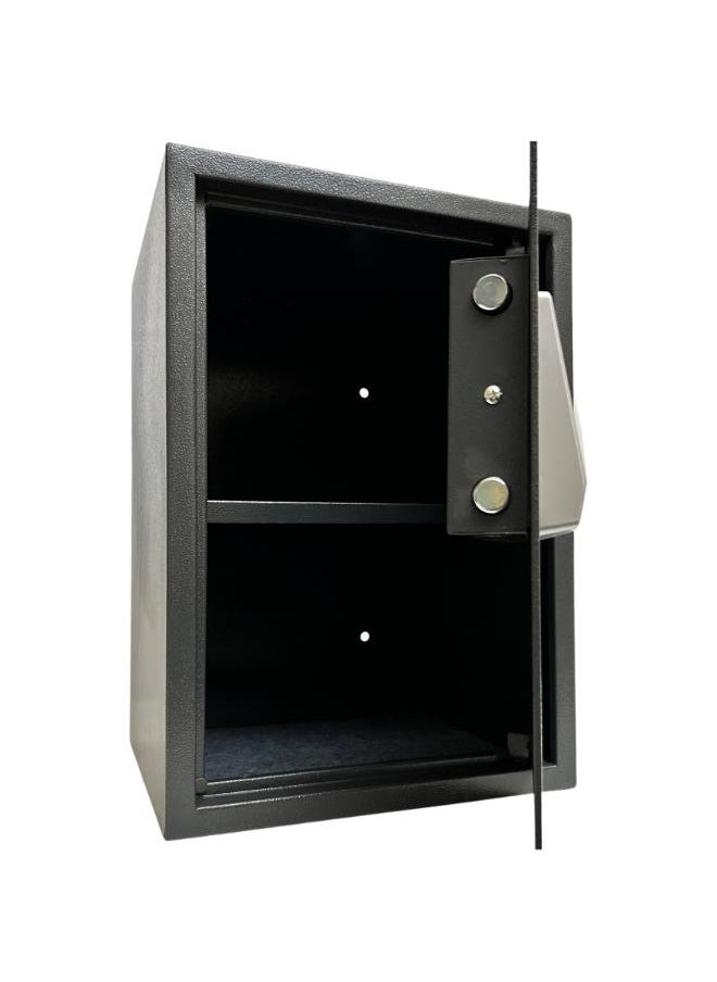 LOTFY GROUP Electronic Digital Safe - Dual Entry Lock Box with 2 Override Keys - Personal Home Safe for Medicine, Jewelry, Handguns, and More by LOTFY GROUP (Gray) ( H50 * W35 * D31 CM )  - Image 3