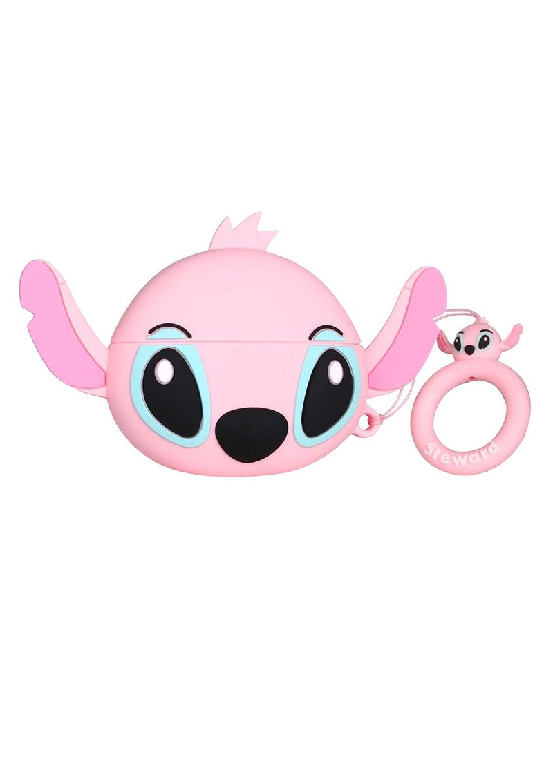 NIBEMINENT - Ear Stitch Case For AirPods 3/Pro Pink/Black/Blue - Image 1