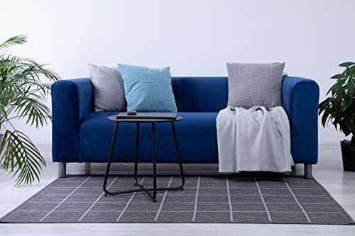 MASTERS OF COVERS Snug Fit Classic Velvet Klippan Loveseat Slipcover for The IKEA 2 Seater Klippan Loveseat Sofa Cover Replacement (Blue, Velvet) - Image 2
