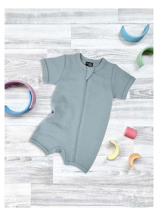Mjölk Romper Mjölk Sleep and Play Baby Blue - Image 1