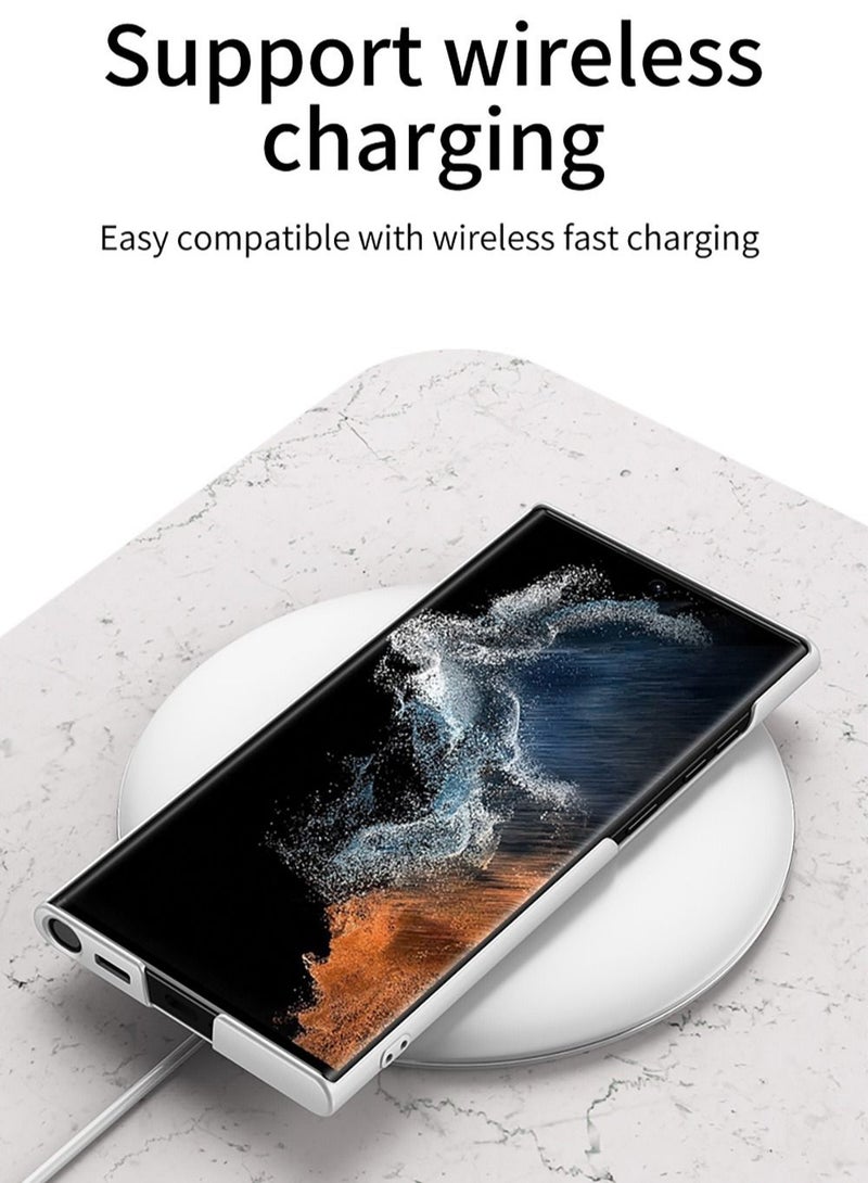 DUNISO Samsung Galaxy S23 Ultra Case, S23 Ultra Slim Stand Case, Galaxy S23 Ultra Case Supports Wireless Charging [Adjustable Stand, Anti-Drop, Anti-Fingerprint, All-Around Protection] Black  - Image 3