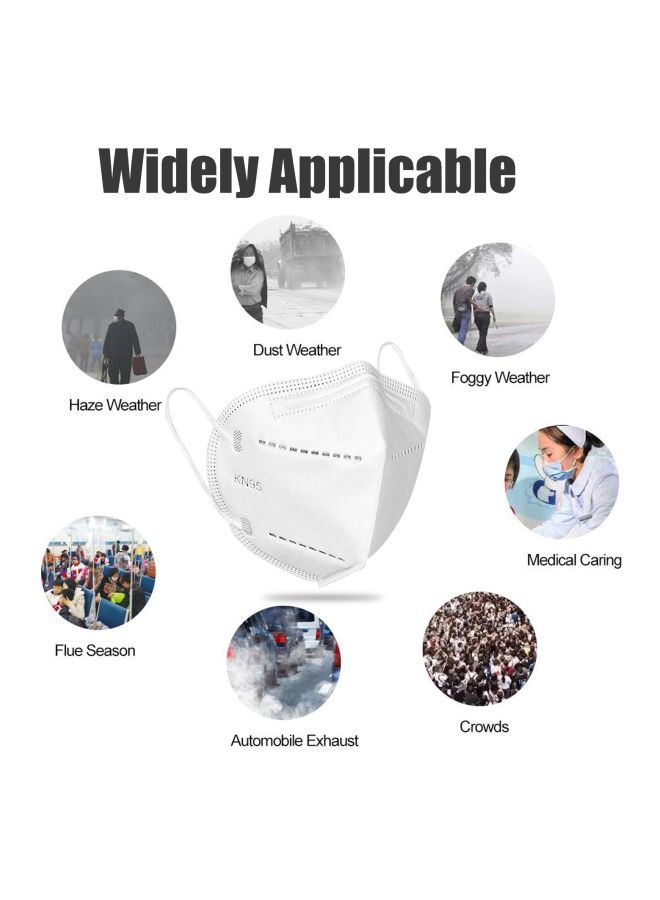 NIBEMINENT 10-Piece KN95 Disposable 4-Ply Face Masks - Image 3