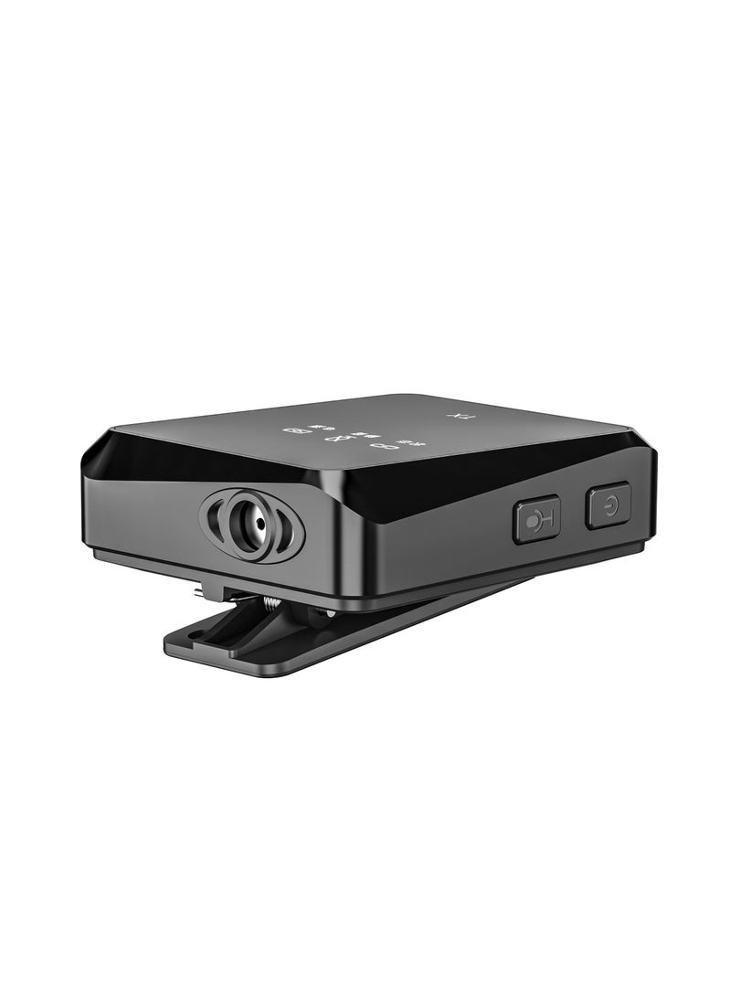 GULFLINK ميكروفون تسجيل لاسلكي متعدد الوظائف 3 في 1 من GULFLINK، ميكروفون طوق ياقة، ميكروفون للاستخدام في الهواتف الذكية وكاميرات الكمبيوتر الشخصي - Image 4