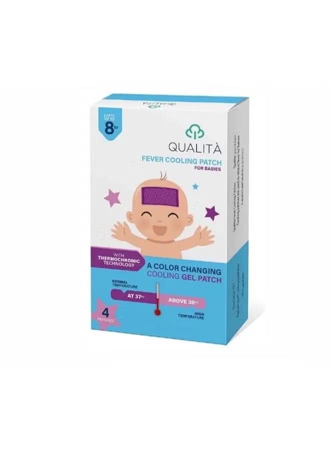 Qualita fever cooling patch for babies - 4 cooling patches