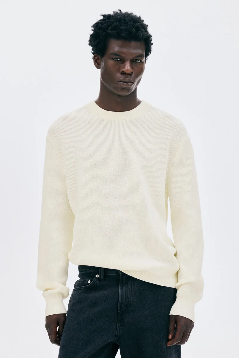 H&M Regular Fit Rib-knit jumper