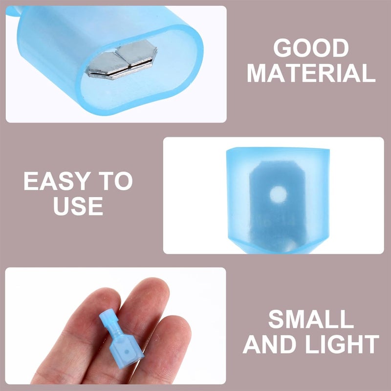 BESPORTBLE 150 Pcs Male Spade Terminals Electrical Connectors 22 18 Awg - Image 3