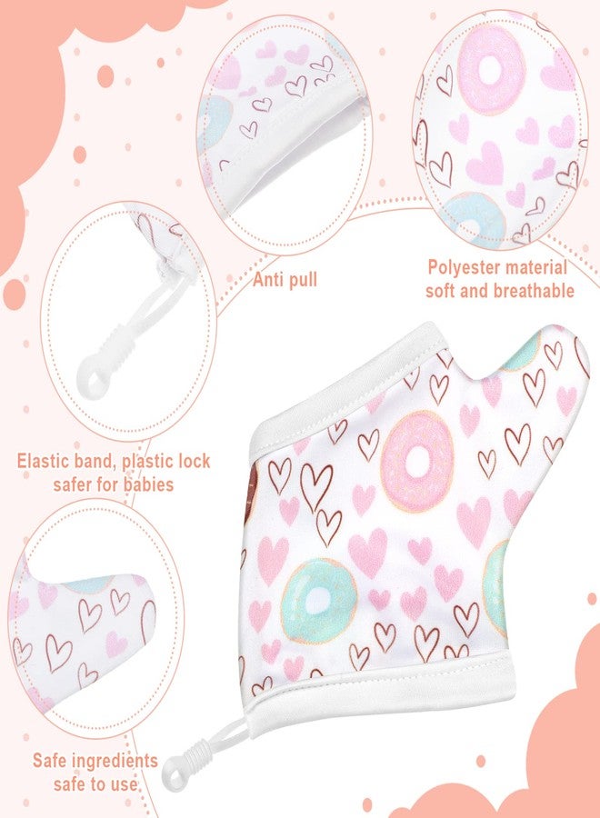 Seematn 4 Pairs Thumb Sucking Stop for Kids Breathable Thumb Suck Guard for Baby Toddler Stop Sucking Fingers Nail Biting Gloves(3-6 Years,Unicorn) - Image 3