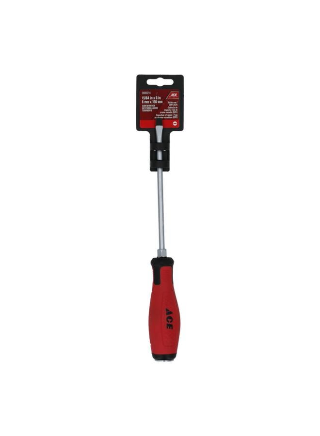 ACE Strike Cap CRV Shaft Flat Screwdriver Multicolor 6 x 150mm SAASLT25  - Image 2