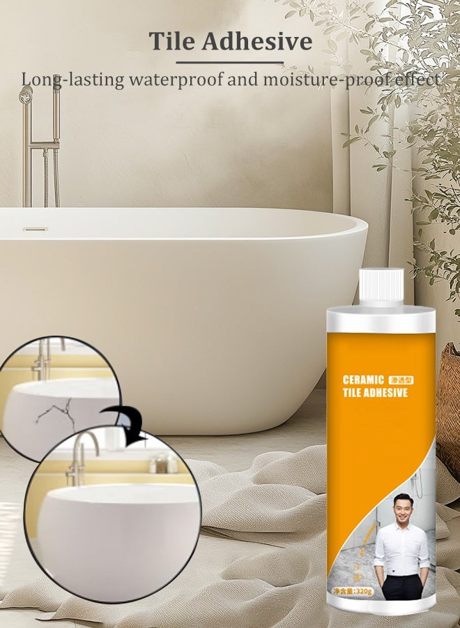 Yibaili tile adhesive tile adhesive penetrating hollow glue household tile repair agent strong tile back glue  - Image 3