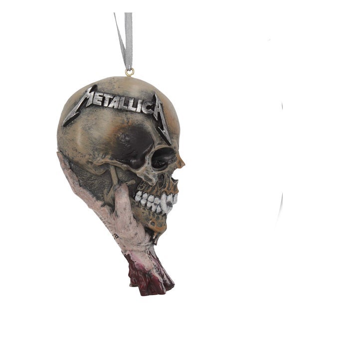 METALLICA SAD BUT TRUE HANGING ORNAMENT 108CM OFFICIALLY LICENSED METALLICA MERCHANDISE ROCK BAND CHRISTMAS DECORATION CAST IN THE FINEST RESIN EXPERTLY HANDPAINTED