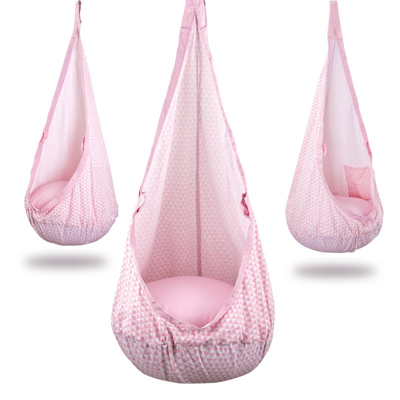 YAERSI كرسي هزاز للأطفال YAERSI مع وسادة قابلة للنفخ من PVC، هزاز حسي للعب الداخلي والخارجي قابل للنقل