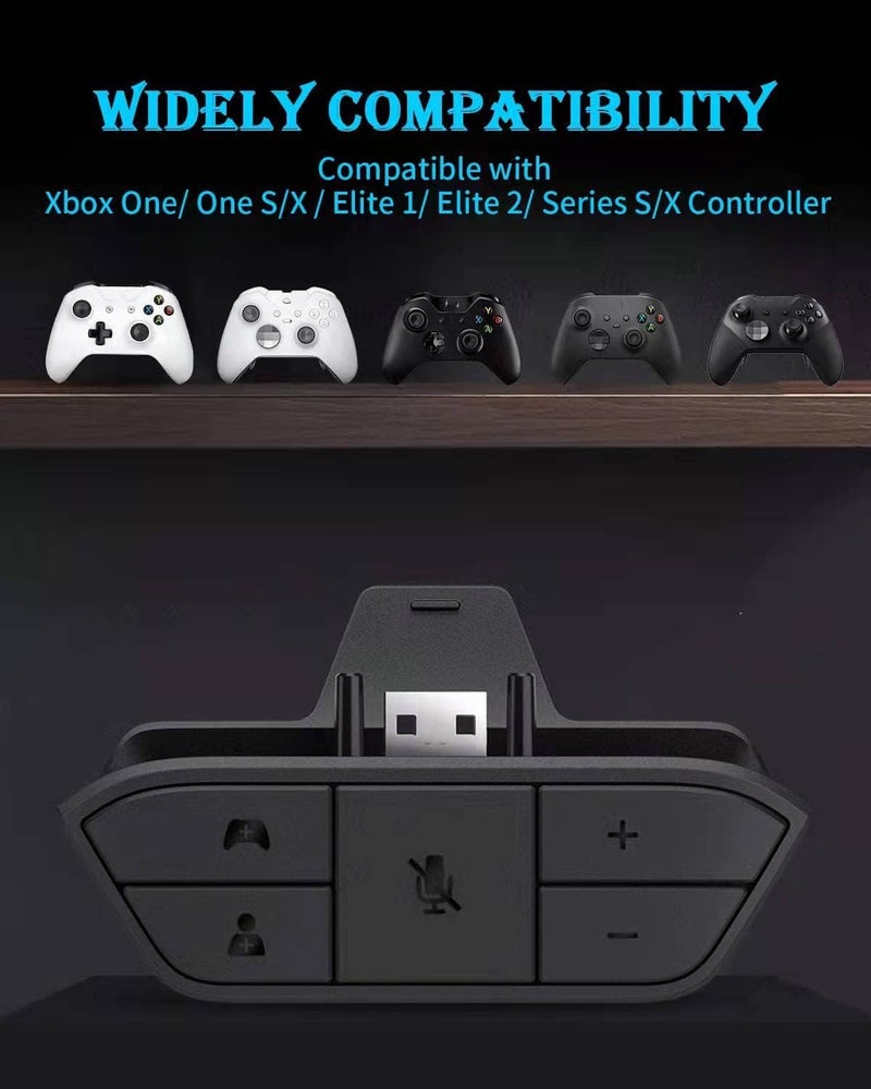 OLCLSS Headset Adapter for Xbox Controller, Mic Adapter for Xbox One/One S/X/Elite 1/ Elite2/ Series S/X Controller, Headphone Adapter for Xbox One Controller - Image 4