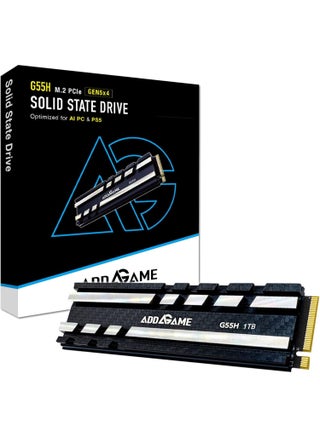 G55H 1TB PCIe Gen5 NVMe M.2 SSD with Heatsink - Up to 10,200 MB/s - Game Ready - Internal Solid State Drive - Compatible with PCs and PS5 - pzsku/Z407D9D19E0D04A55AC25Z/45/1749484646/ff2453b4-1d86-4103-b57b-25532b95cda7
