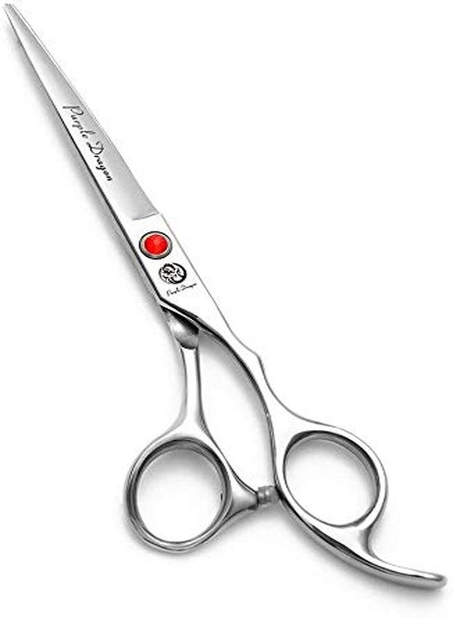 Purple Dragon 5"/5.5"/6"/6.5"/7"/7.5"/8"/9"/10" Sharp Edge Hair Cutting Shears Pet/Puppy/Cat Grooming Scissors with Bag - Perfect for Barber or Dog Groomer - Image 1