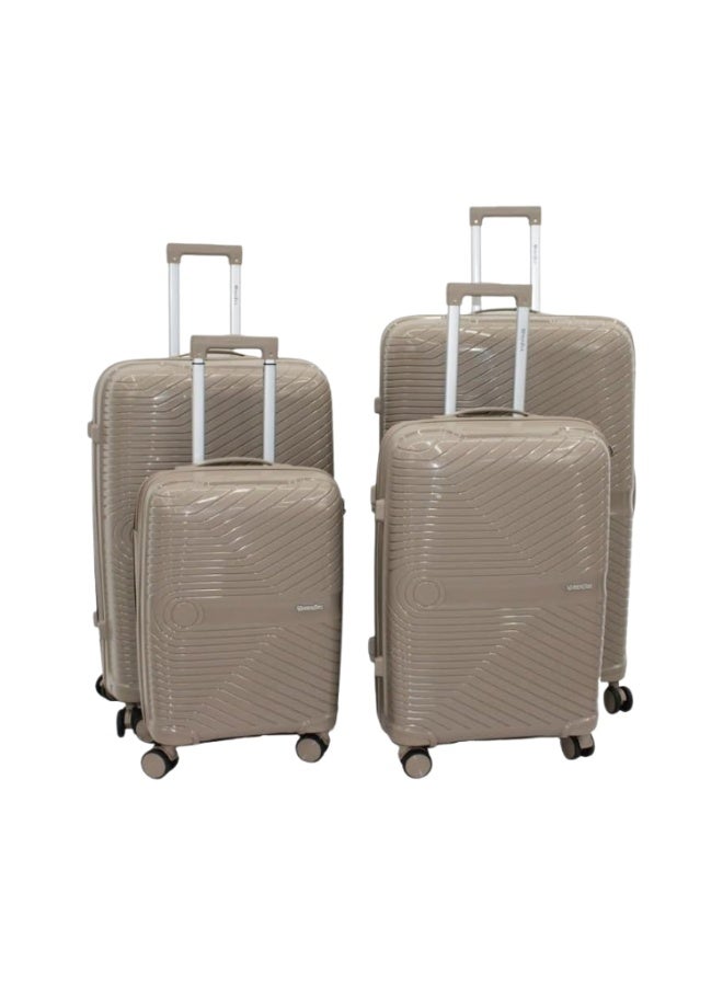 MONSCA MONSCA Unbreakable Luggege Set of 4, lightweight suitcase for travel  - Image 1