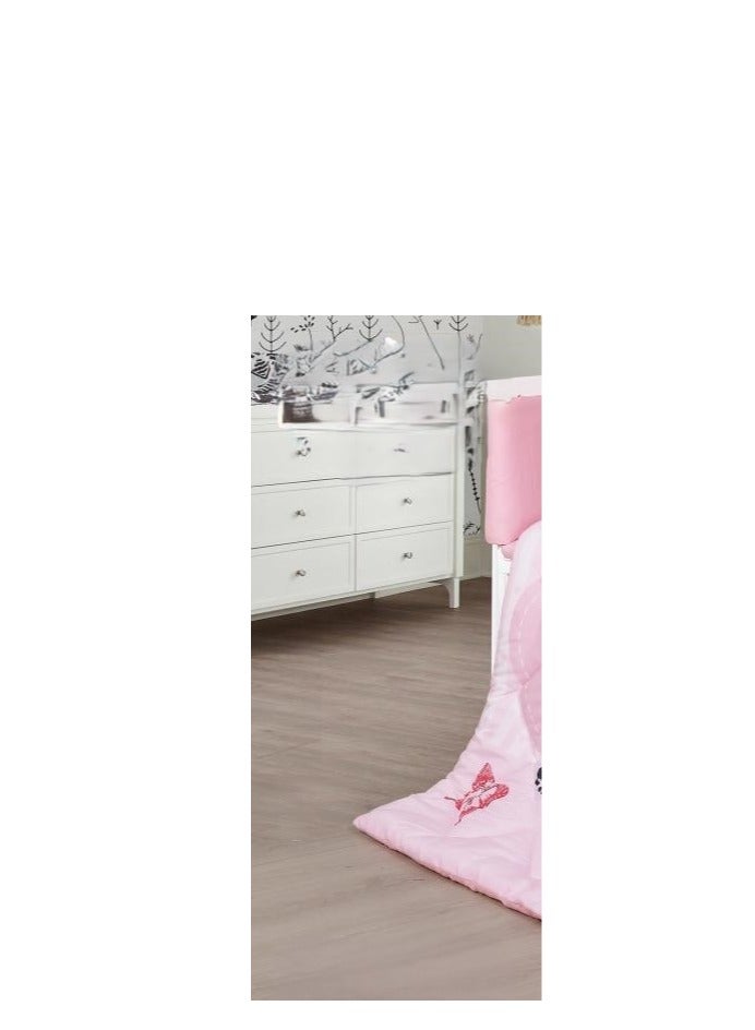 هورس مفرش سرير حواجز سرير اطفال 5 قطع صيفي ليمنح طفلك الراحة من المايكروفايبر ، 5 قطع مقاس اللحاف 132x104سم - Image 2