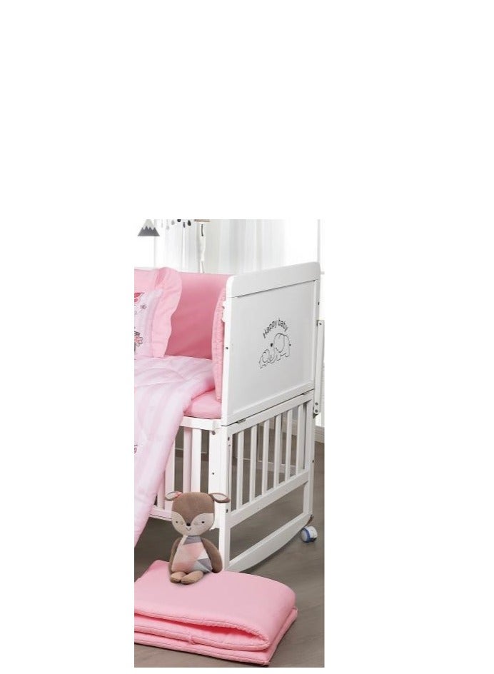 هورس مفرش سرير حواجز سرير اطفال 5 قطع صيفي ليمنح طفلك الراحة من المايكروفايبر ، 5 قطع مقاس اللحاف 132x104سم - Image 4