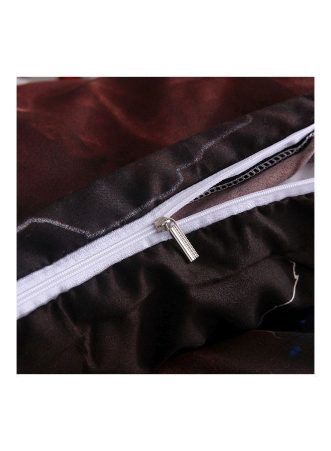 NIBEMINENT 3-Piece Baseball Printed Bedding Set Polyester Blue/Yellow/White - Image 5