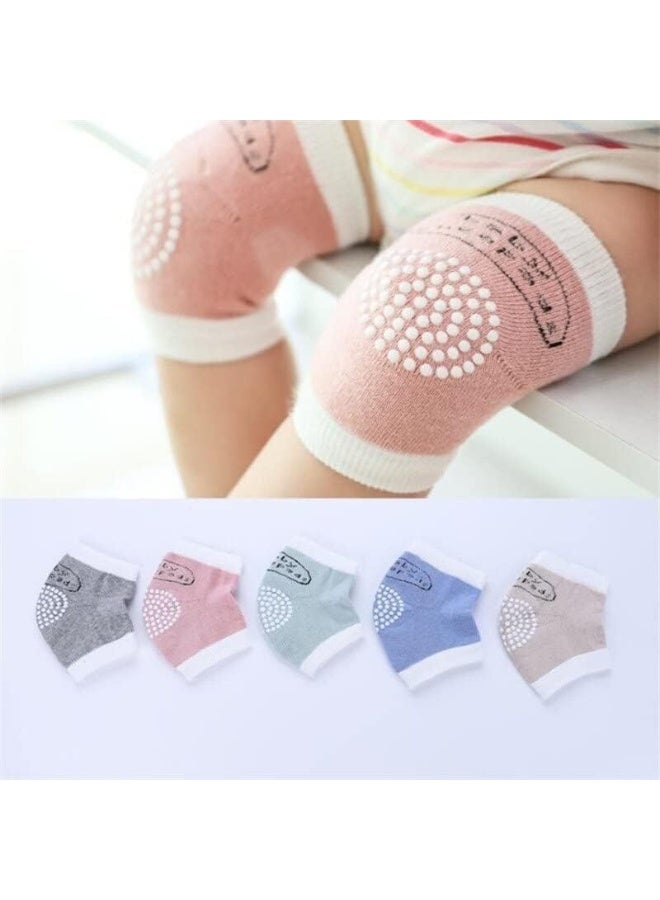 Baby Crawling Anti-Slip Knee Pads, Adjustable Elastic Leg Warmers, Anti Slip Leg Protector For Unisex Toddlers - Image 3