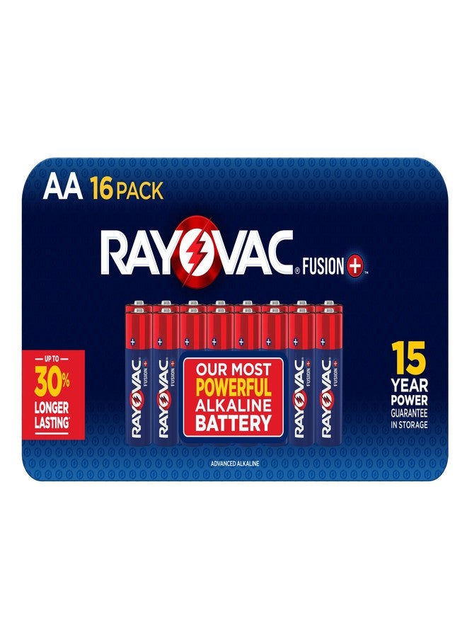 Rayovac(R) 815-16Ltfusj Fusion Long-Lasting Alkaline Batteries (Aa, 16 Pk) - Image 1