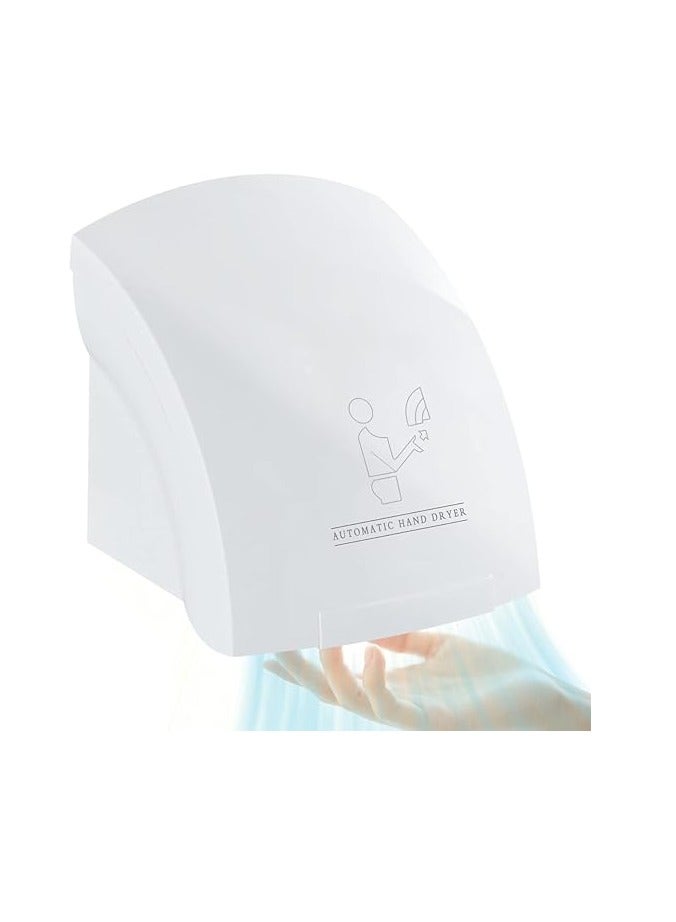 Midwest Electric Hand Dryer Commercial Compact Air Wiper Automatic Hand Air Dryer for Dry Machine Wall Business Home Household Restroom Office Mall - Image 1