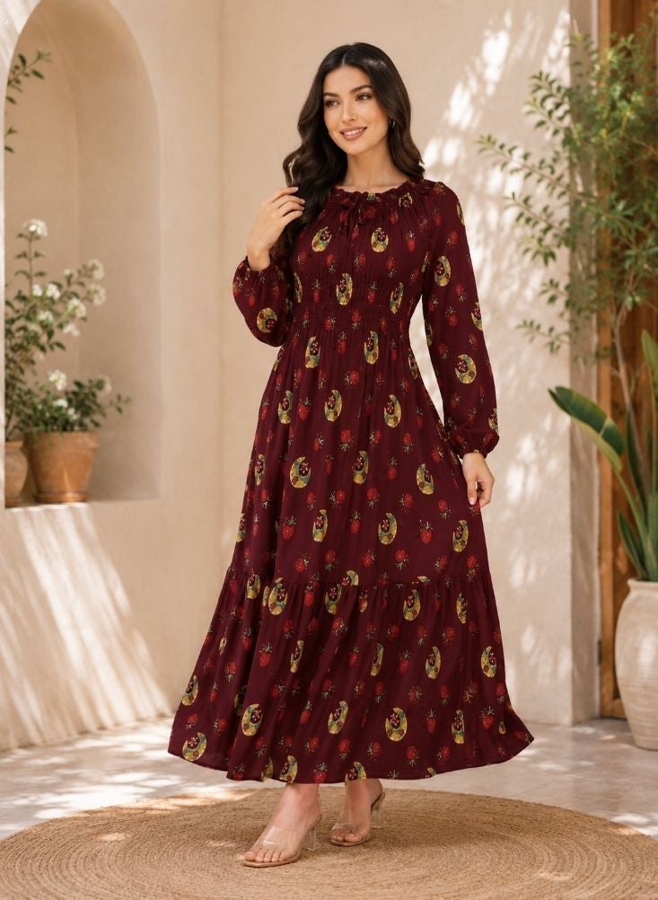 Premium Jalabiya Maxi Dress for Women - Image 1