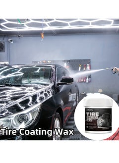 RAYHONG Tire Coating Wax 100G Long Lasting Shiny Tyre Coating Reduce Tire Cracking Waterproof and Dustproof Coating Film Wax Car Bike Tire Protective Film  - Image 3
