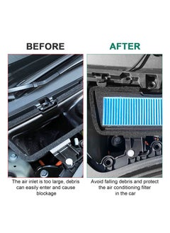 Excefore 2021-2023 Model 3 Air Filter, Air Intake HEPA Filter, for Tesla Model 3 2023 - 2021 Air Inlet Vent Covers A/C Internal Filter Vehicle Replacement External Accessories  - Image 3