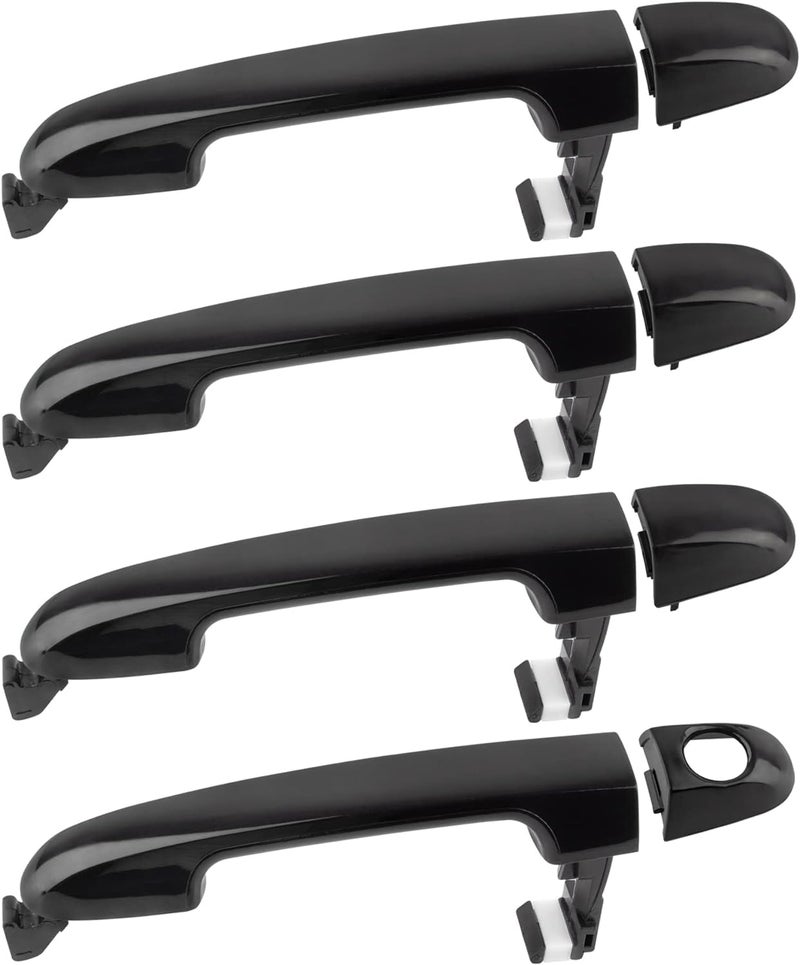 YMAUGP FrontRear LeftRight Outer Exterior Door Handle with Keyhole Exterior Door Handle Without Keyholes for Hyundai Elantra 2006 2007 2008 2009 2010 2011 2012 826512H000 826522H000 826522H020