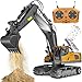 ADTHLIER Remote Control Excavator Toy for Boys 611 yrs Old11Channel RC Excavator Toywith Metal Shovel24Ghz RC Construction VehicleIdeal Gifts for Kids on - Image 3