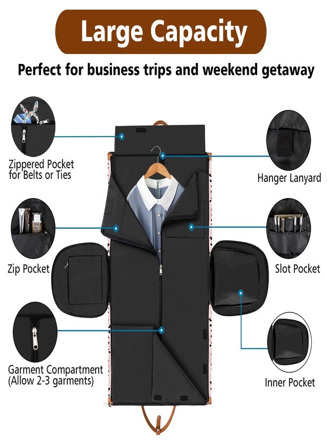 TIBES Convertible Garment Duffel Bag for Travel - Carry On Garment Bags With Toiletry Bag Large Weekender Bag for Men Women 2 in 1 Hanging Suitcase Suit Travel Duffel Overnight Bags 4pcs Set - Image 3