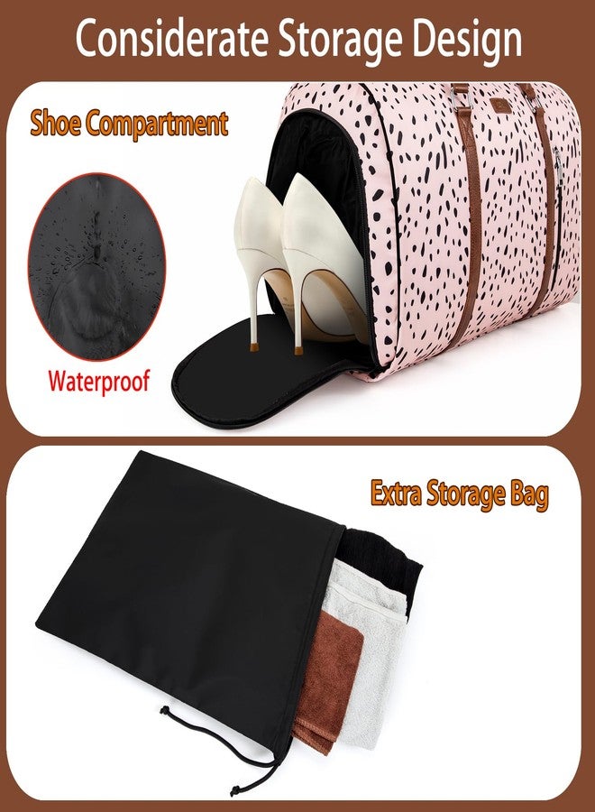 TIBES Convertible Garment Duffel Bag for Travel - Carry On Garment Bags With Toiletry Bag Large Weekender Bag for Men Women 2 in 1 Hanging Suitcase Suit Travel Duffel Overnight Bags 4pcs Set - Image 2