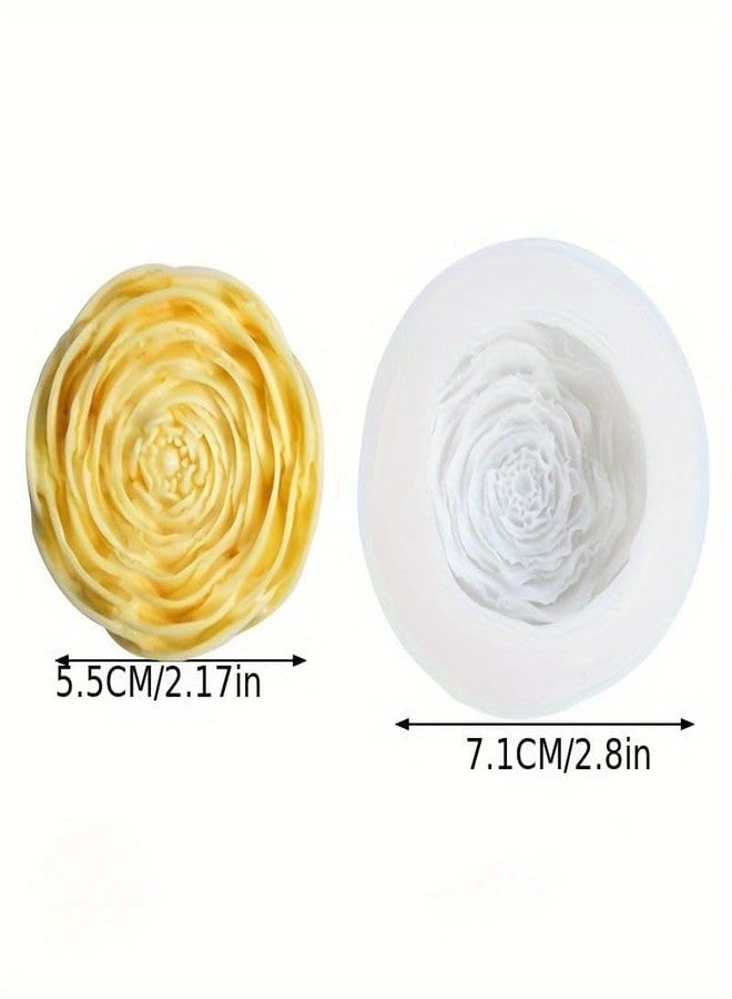 MATIN IMPEX Rose Shape Silicone Candle Mold Soap Fondant Cake Chocolate Resin Clay Mold (WCM396) - Image 2