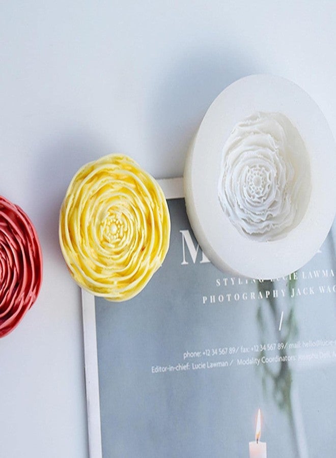 MATIN IMPEX Rose Shape Silicone Candle Mold Soap Fondant Cake Chocolate Resin Clay Mold (WCM396) - Image 4