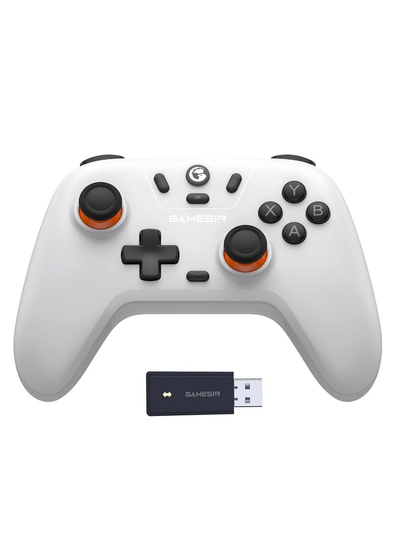 Generic Wireless Gamepad GameSir Nova Lite 2.4G Receiver Multiplatform Game Controller for PC, Steam, Switch, iOS, Android White  - Image 1