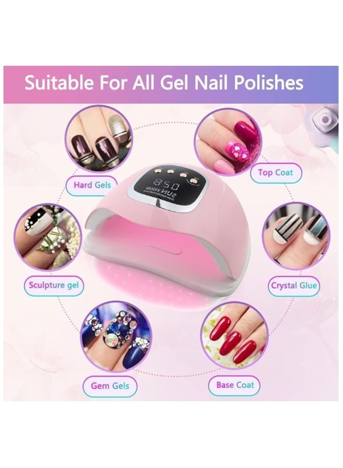 New upgraded UV LED Nail Lamp, UV Light for Nails 320W Led Lamp for Gel Nails, Professional Nail Dryer 66 LEDs Automatic Sensor  - Image 4