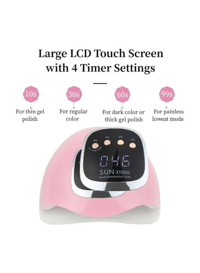 New upgraded UV LED Nail Lamp, UV Light for Nails 320W Led Lamp for Gel Nails, Professional Nail Dryer 66 LEDs Automatic Sensor  - Image 5