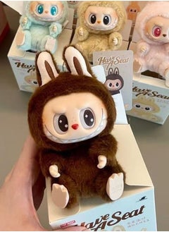 Generic Labubu Plush Toy，Labubu Second-Generation Sit-Down Party Series, Cute Keyring, 17cm  - Image 2