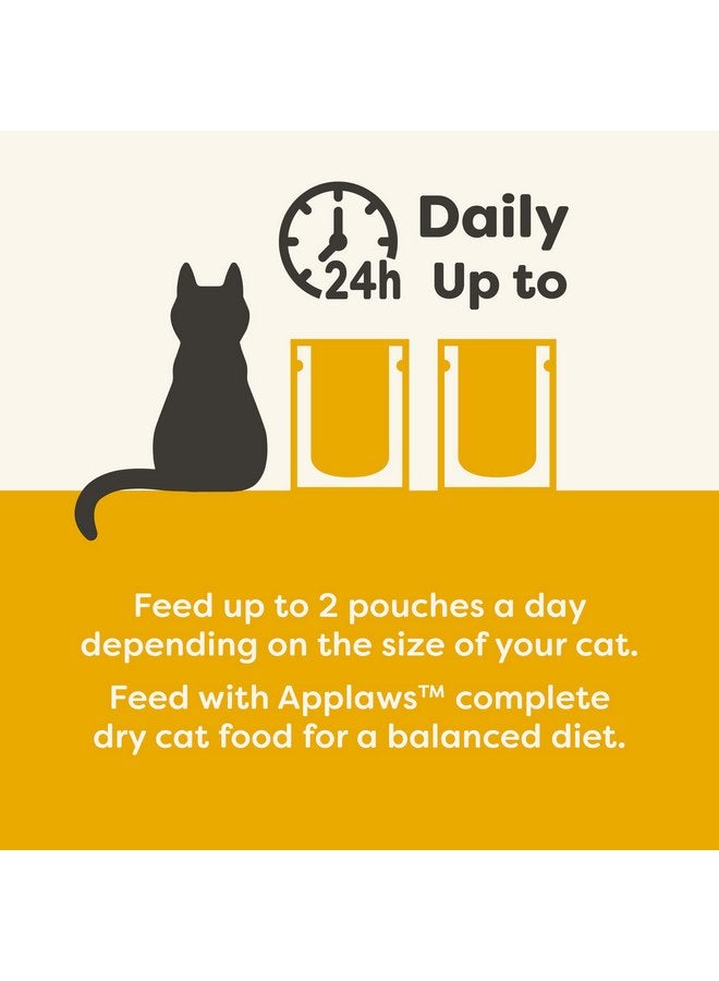 آبلاوس طعام القطط الرطب من أبلاوز، 12 قطعة، طعام قطط رطب بمكونات محدودة، مرق دجاج مع مرق عظام صدور الدجاج، 12 كيسًا بفوهة سعة 3.00 أونصة - Image 4