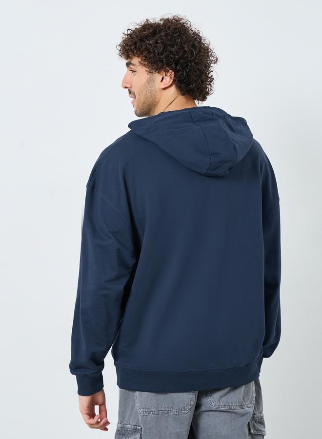 ستايلي هودي تيري واسع بتفاصيل مُطرّزة - Image 4