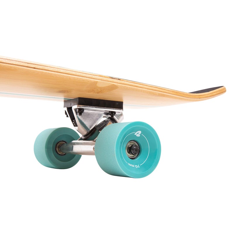 Retrospec Zed Longboard Skateboard Complete Cruiser | Bamboo & Canadian Maple Wood Cruiser w/Reverse Kingpin Trucks for Commuting, Cruising, Carving & Downhill Riding - Image 3