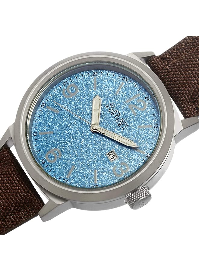 August Steiner Men Blue Stainless Steel Band Watch As8088Bu - Image 2